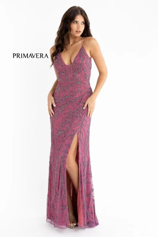 Primavera Couture Long Dress 3636 sold by Terry costa