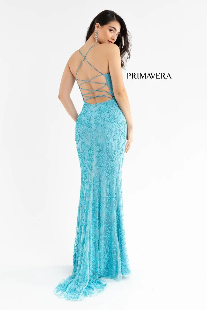 Primavera Couture Long Dress 3786 sold by Terry costa product image thumbnail 4