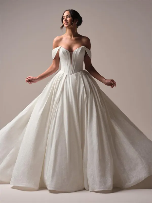 Maggie Sottero "Derrick Royale" Sparkling Ballgown Bridal Gown made by Maggie Sottero