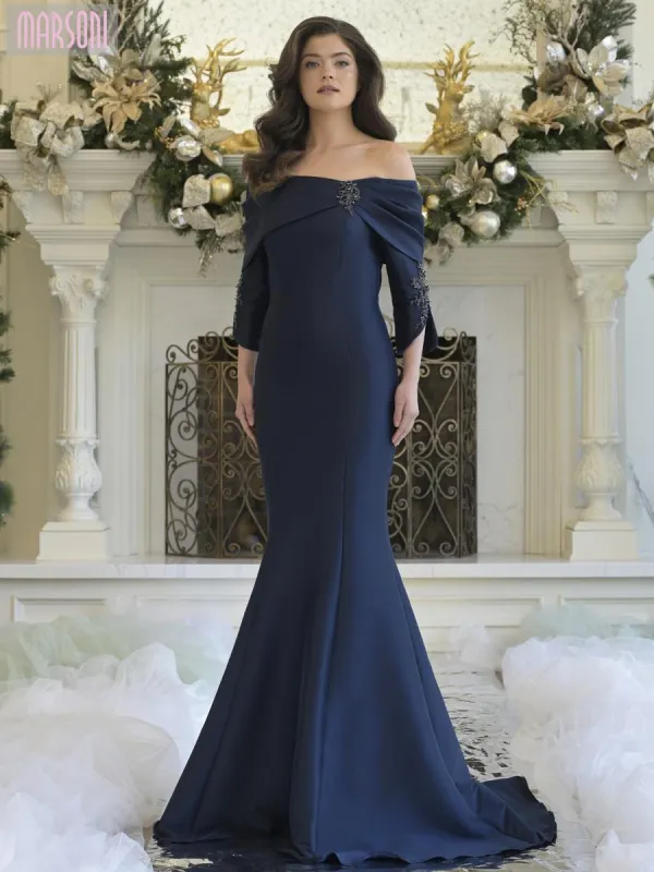 Marsoni Fit and Flare Mother of the Occasion Dress MV1360 made by Terry costa
