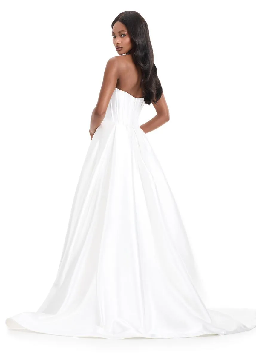 ASHLEYlauren Mikado Ball Gown Dress 12056 sold by Terry costa product image thumbnail 2