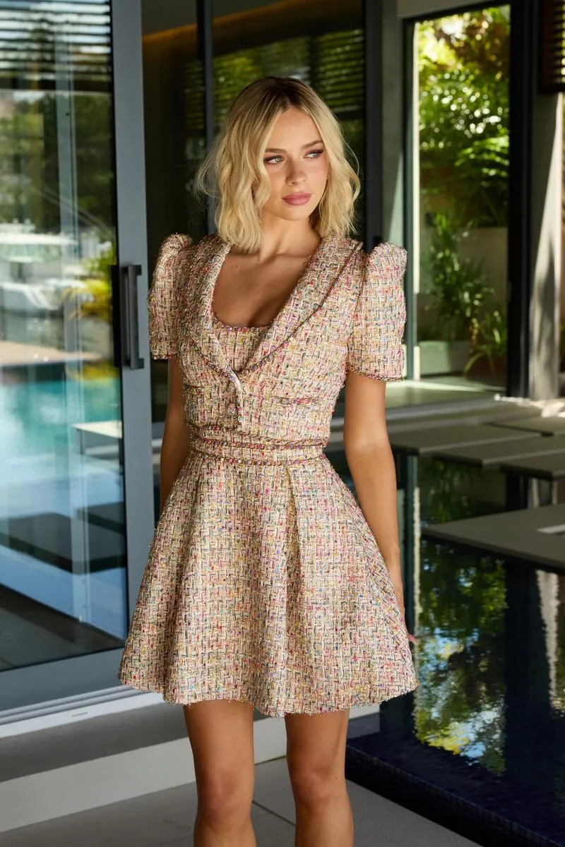 Ava Presley Two Piece Tweed Short Dress 26722 sold by Terry costa product image thumbnail 5