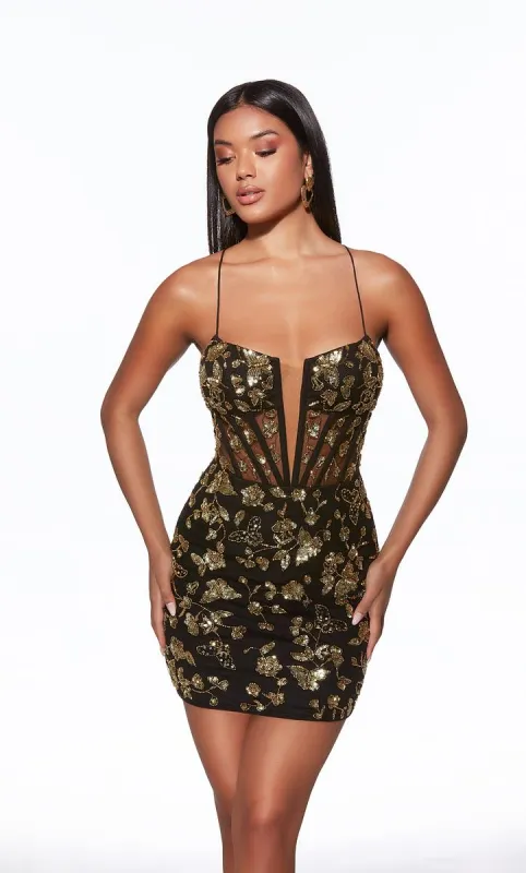 Alyce Paris Homecoming Dress 40126 sold by Terry costa