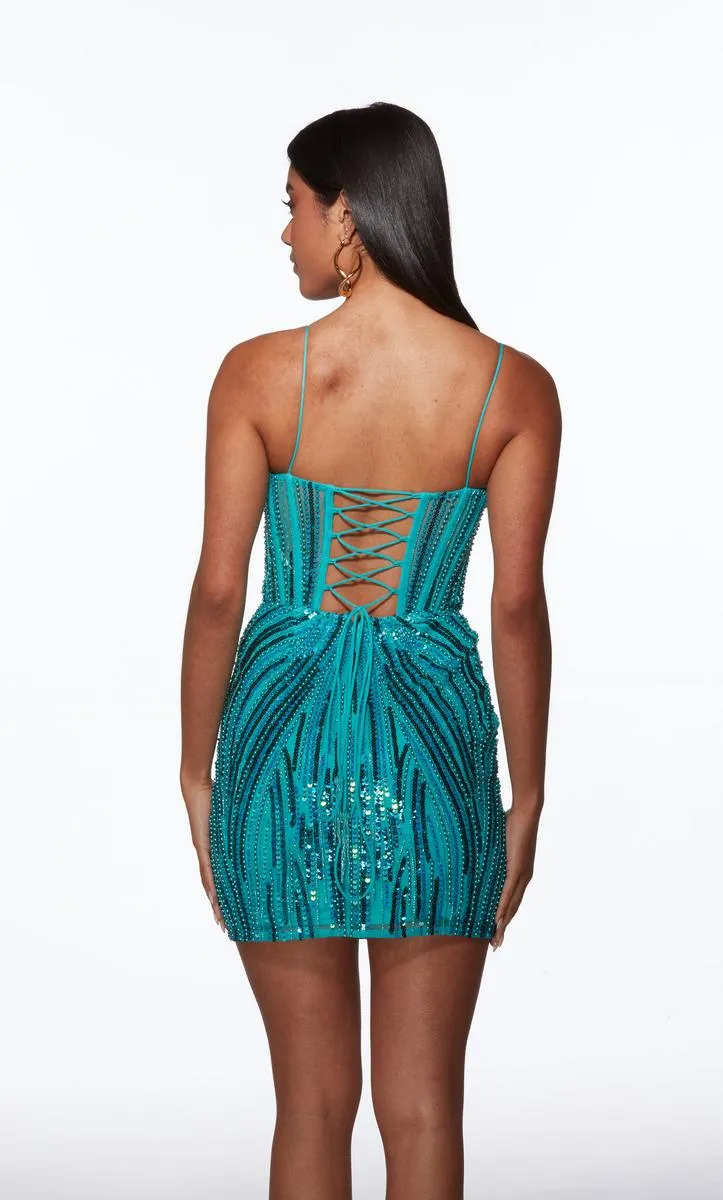 Alyce Paris Homecoming Dress 40016 sold by Terry costa product image thumbnail 2