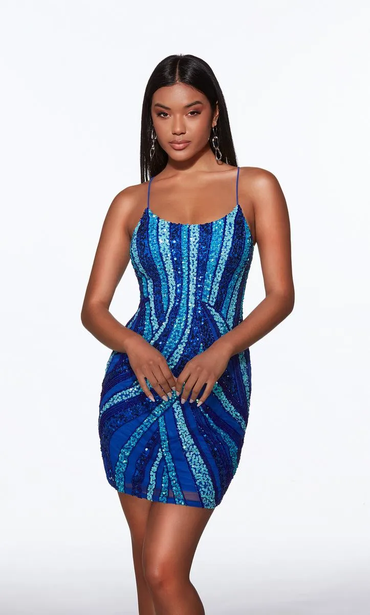 Alyce Paris Homecoming Dress 40013 sold by Terry costa product image thumbnail 3