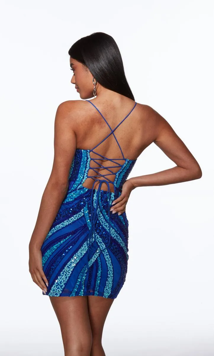 Alyce Paris Homecoming Dress 40013 sold by Terry costa product image thumbnail 2