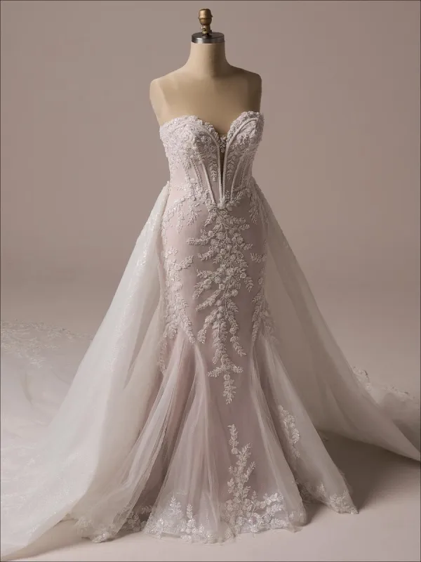 Maggie Sottero "Benji Royale" Fit and Flare Lace Bridal Gown (with lined bodice) sold by Terry costa