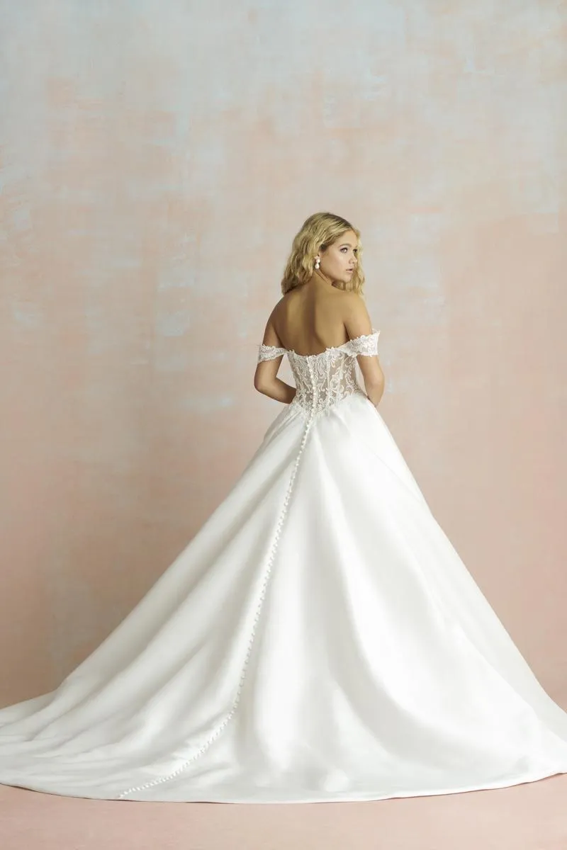 Allure Bridals Romance Dress R3857 sold by Terry costa product image thumbnail 4