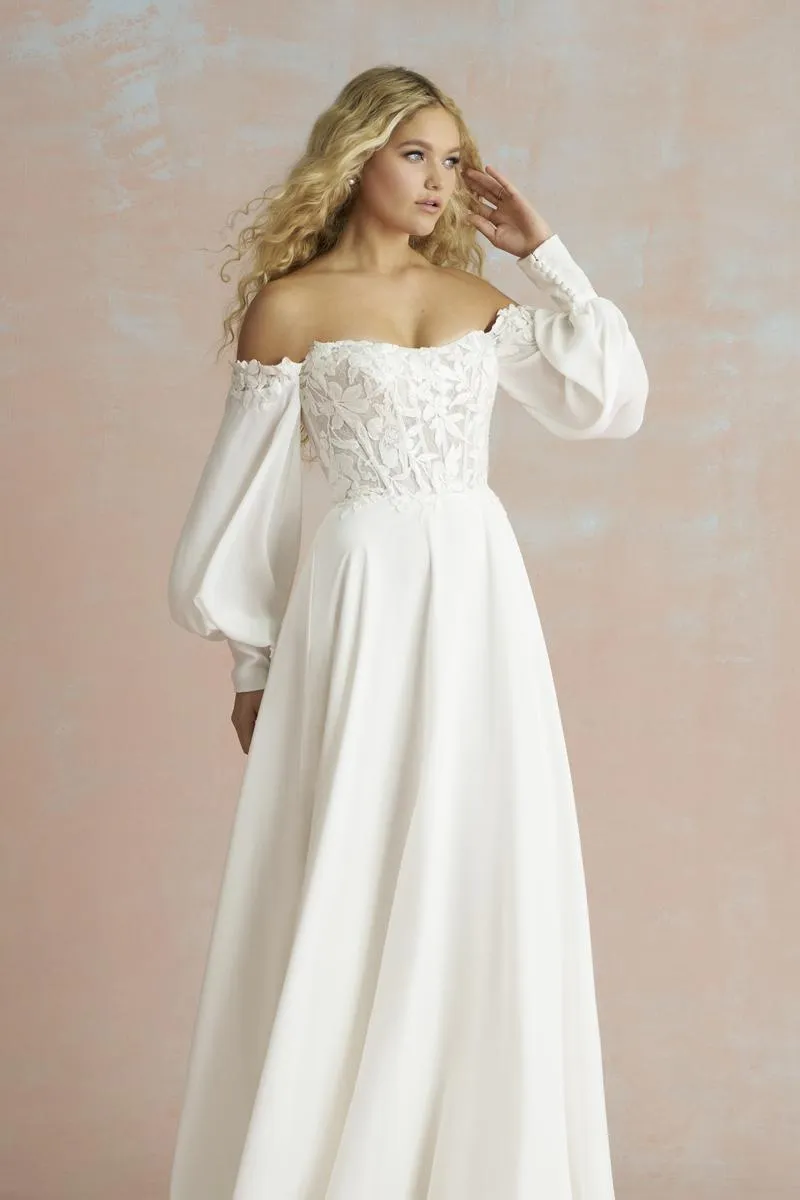 Allure Bridals Romance Dress R3853 sold by Terry costa product image thumbnail 3