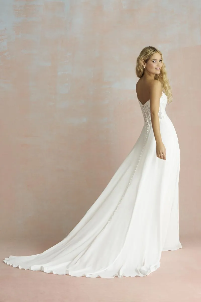 Allure Bridals Romance Dress R3853 sold by Terry costa product image thumbnail 4