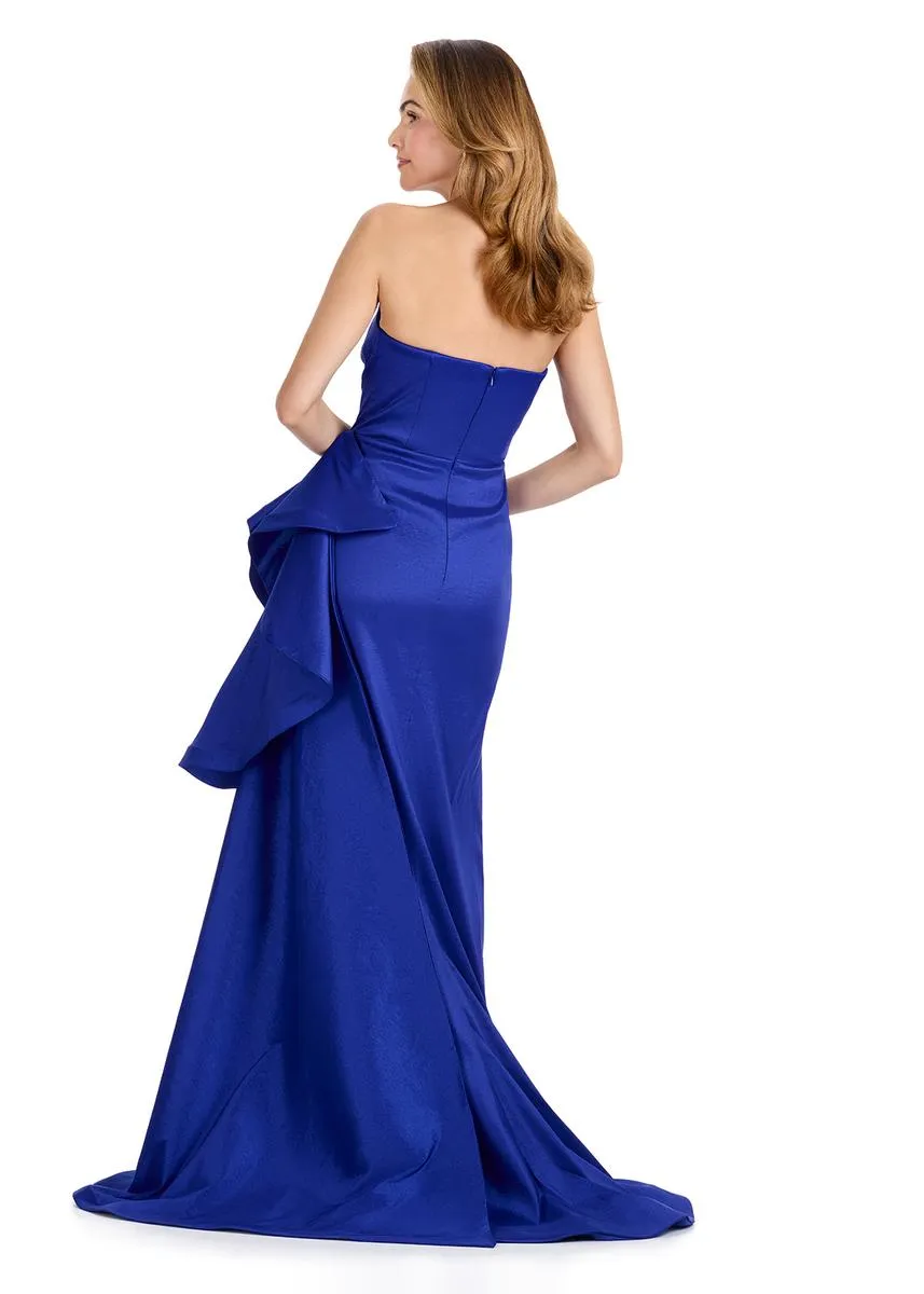 ASHLEYlauren Strapless Taffeta Evening Dress E12118 sold by Terry costa product image thumbnail 2