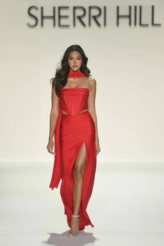 Sherri Hill Two Piece Corset Prom Dress 57999 sold by Terry costa