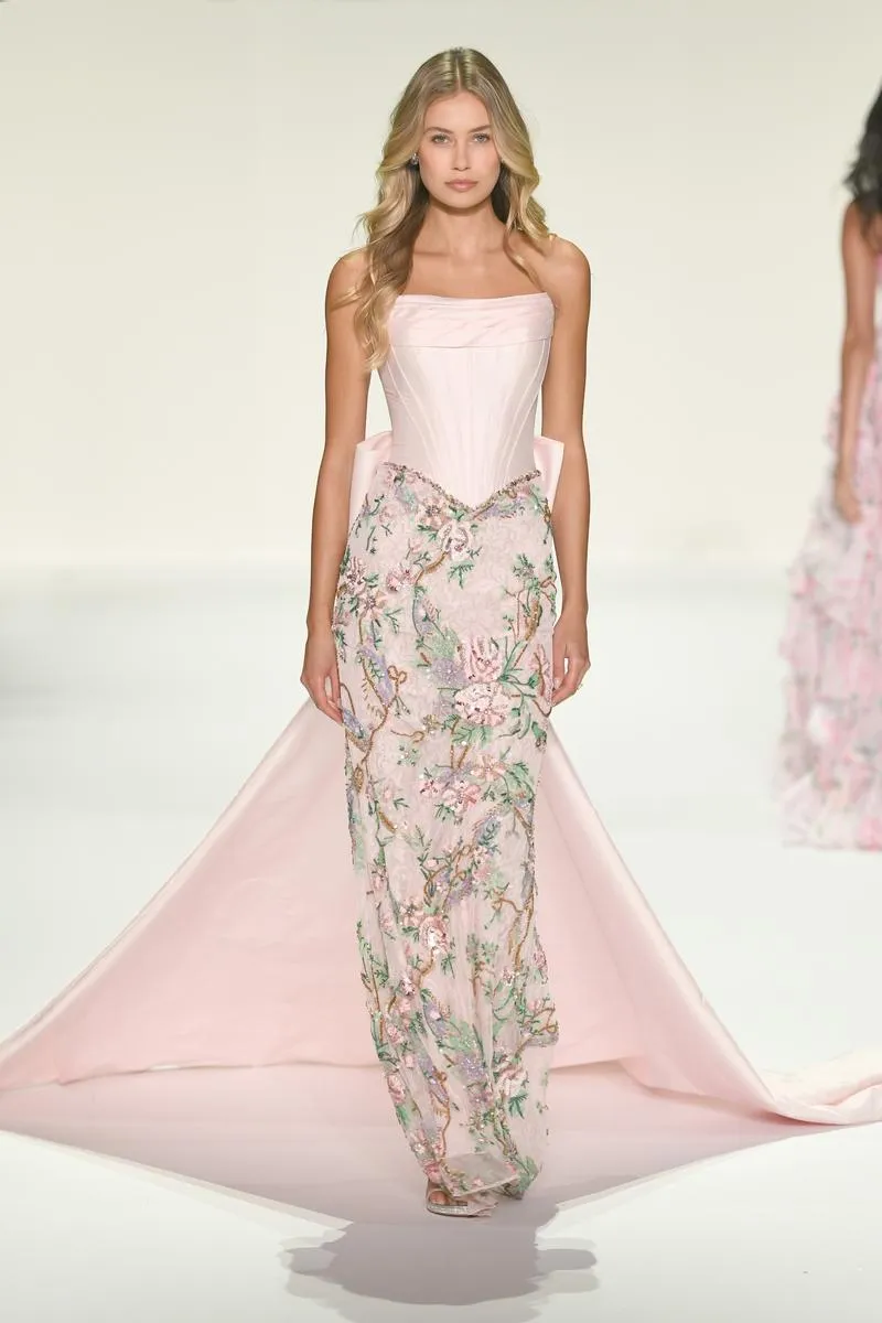 Sherri Hill Basque Waist Corset Prom Dress 57795 sold by Terry costa