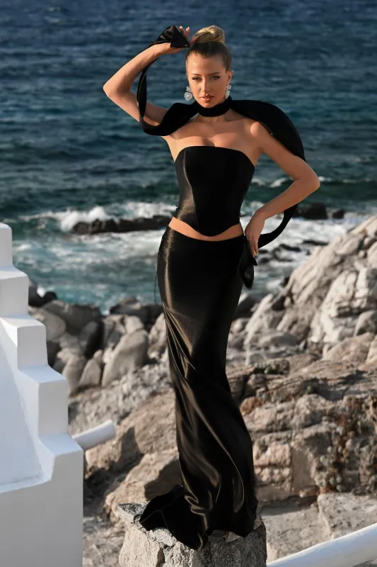 Portia and Scarlett Two Piece Corset Prom Dress PS26114 sold by Terry costa