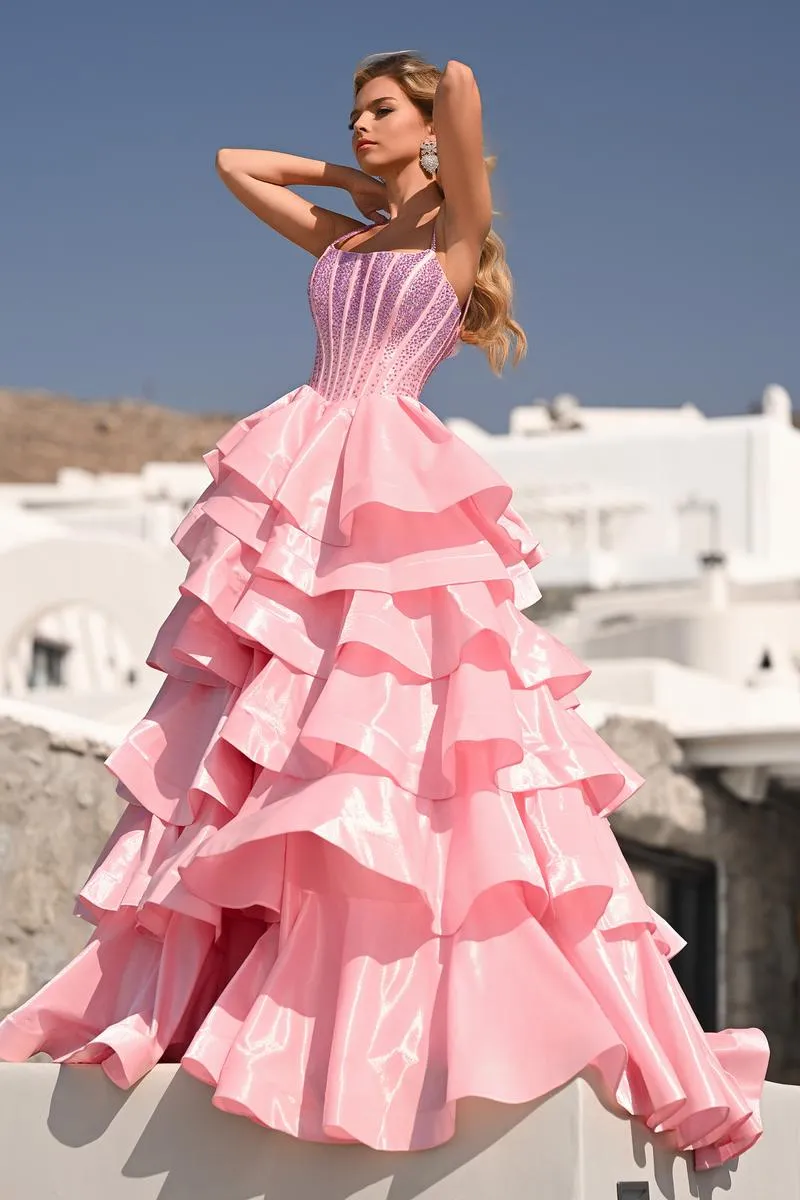 Portia & Scarlett Ballgown Prom Dress PS26253 sold by Terry costa product image thumbnail 3