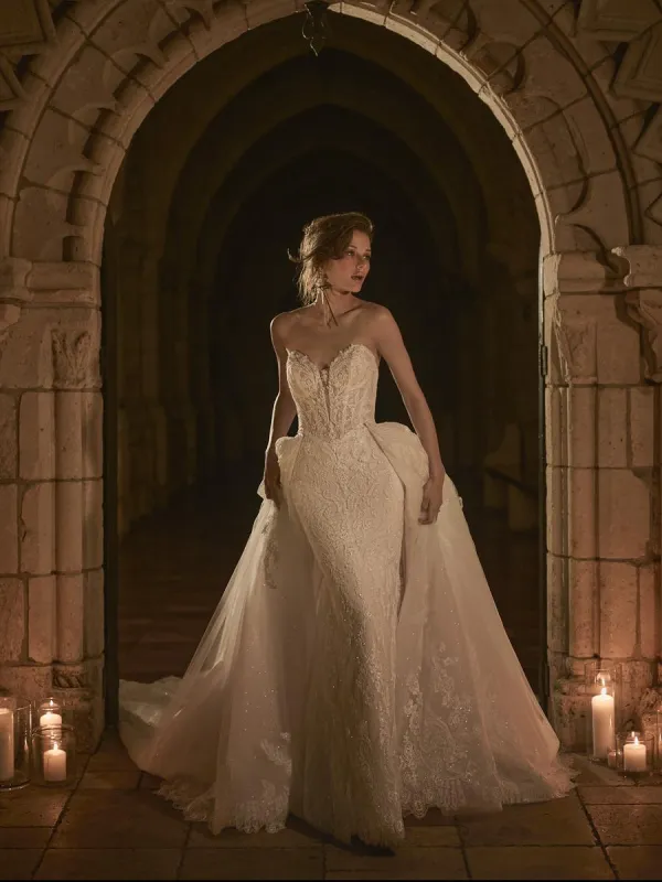 Sottero & Midgley "Zareen" Stunning Fit and Flare Bridal Gown sold by Terry costa