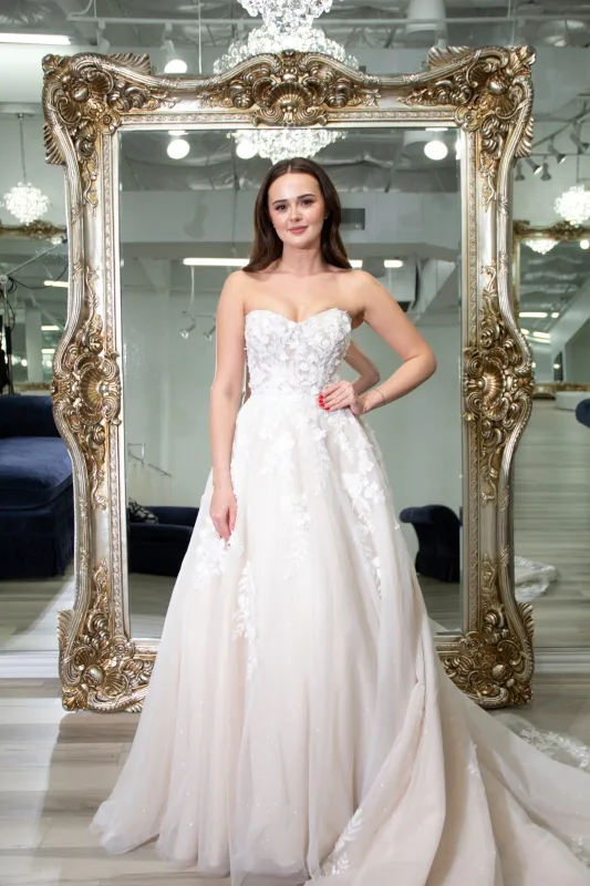 Allure One of a Kind Bridal Gown OOAK137 sold by Terry costa