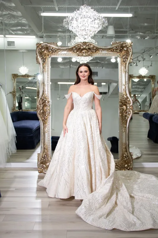 Allure One of a Kind Bridal Gown OOAK158 sold by Terry costa