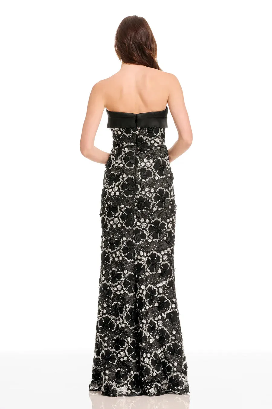 Dress the Population "Shay" Strapless Dress DDRN43 sold by Terry costa product image thumbnail 3