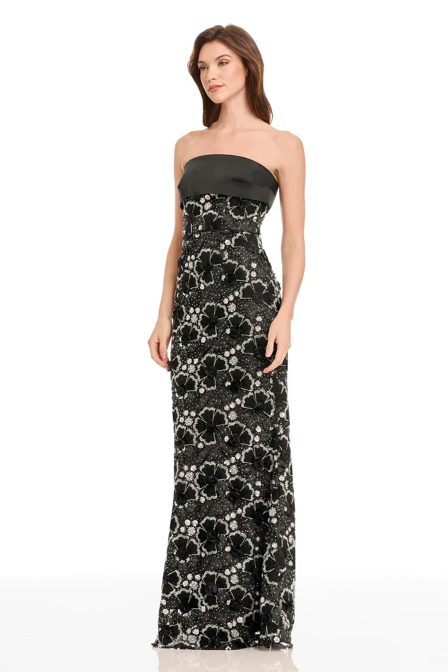 Dress the Population "Shay" Strapless Dress DDRN43 sold by Terry costa product image thumbnail 2
