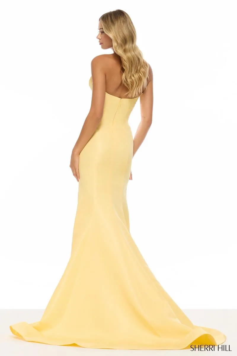 Sherri Hill Tight Strapless Prom Dress 57576 sold by Terry costa product image thumbnail 2