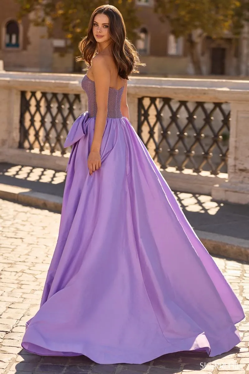 Sherri Hill Strapless Taffeta Pageant Dress 67170 sold by Terry costa product image thumbnail 2