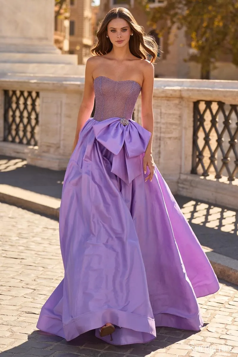 Sherri Hill Strapless Taffeta Pageant Dress 67170 sold by Terry costa product image thumbnail 3