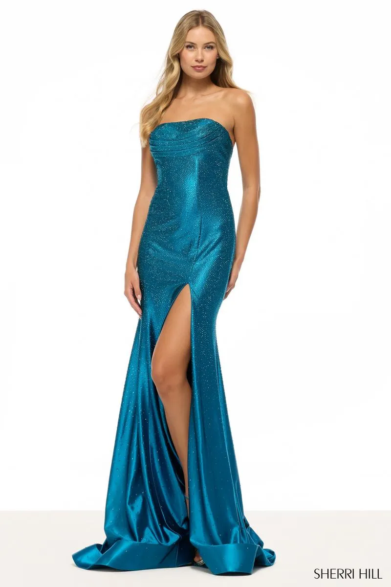 Sherri Hill Tight Hot Fix Prom Dress 57519 sold by Terry costa product image thumbnail 3