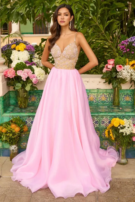 Ava Presley Low Back Ballgown Prom Dress 47243 sold by Terry costa