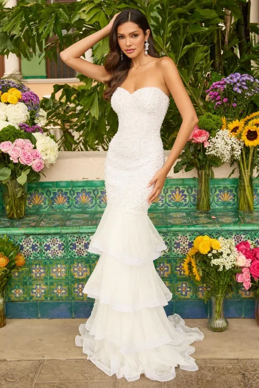 Ava Presley Layered Ruffle Prom Dress 47251 sold by Terry costa