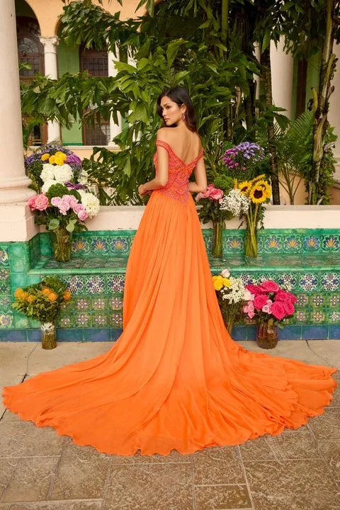 Ava Presley A-Line Prom Dress 47254 sold by Terry costa product image thumbnail 2