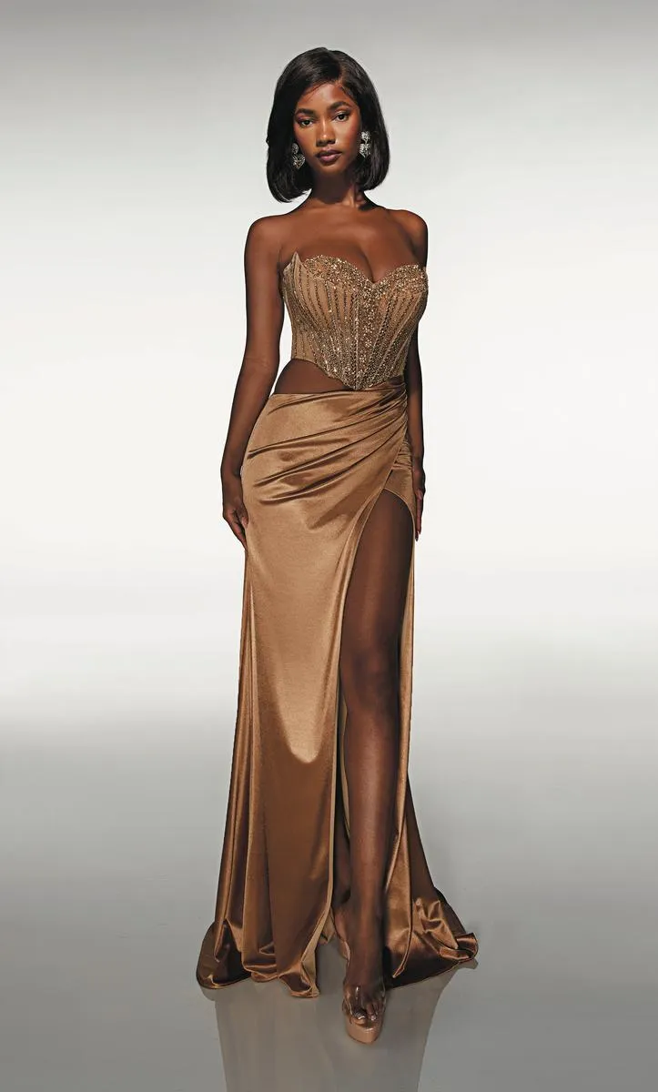 Alyce Prom Dress 62087 sold by Terry costa product image thumbnail 4