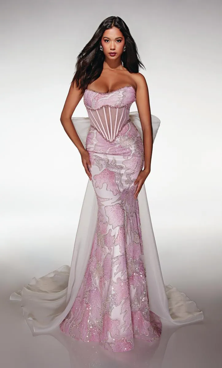 Alyce Prom Dress 62187 sold by Terry costa product image thumbnail 4