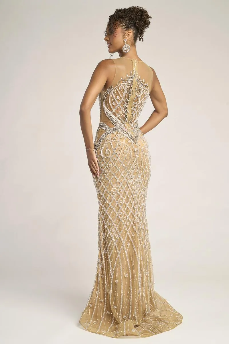 Portia and Scarlett Elegant Prom Dress PS26454C sold by Terry costa product image thumbnail 2