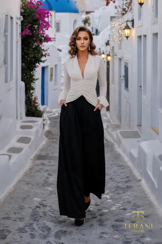 Terani Evenings Dress 261E6718 made by Terry costa