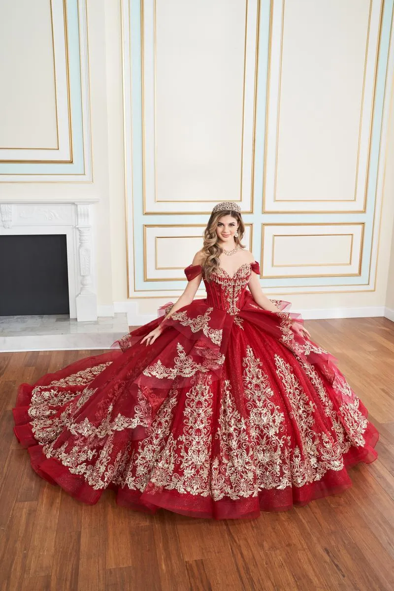 Princesa by Ariana Vara Dress PR30171 sold by Terry costa product image thumbnail 3