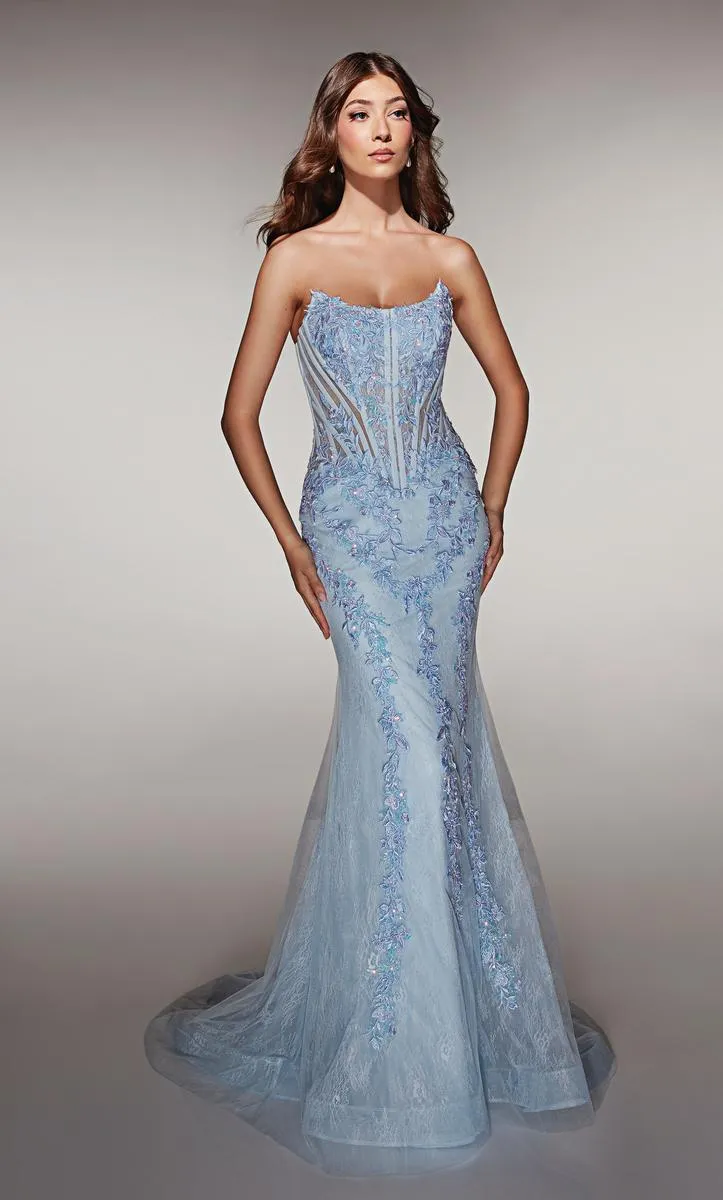 Alyce Prom Dress 62036 sold by Terry costa product image thumbnail 3