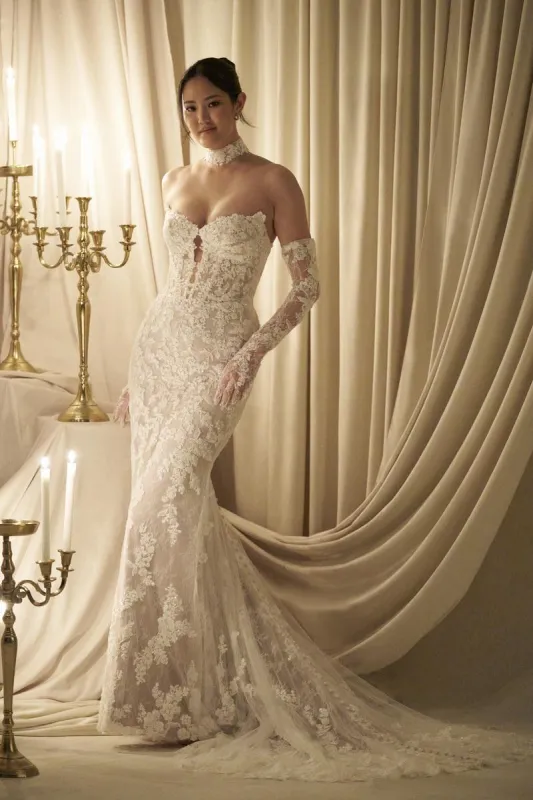Allure Bridals Couture Dress C801 sold by Terry costa