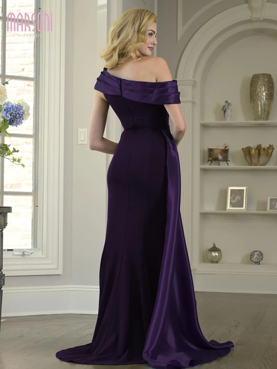 Marsoni by Colors One Shoulder Long Dress M346 sold by Terry costa product image thumbnail 2