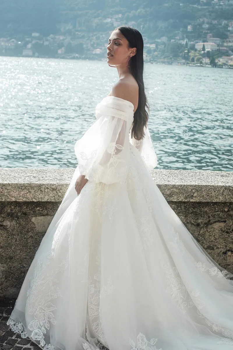 Madison James Bridal Dress MJ1008 sold by Terry costa product image thumbnail 4