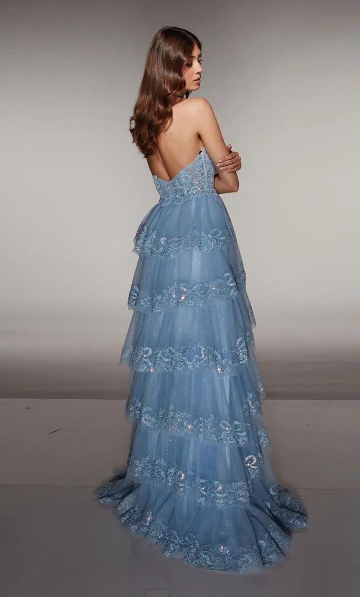 Alyce Prom Dress 62037 sold by Terry costa product image thumbnail 4