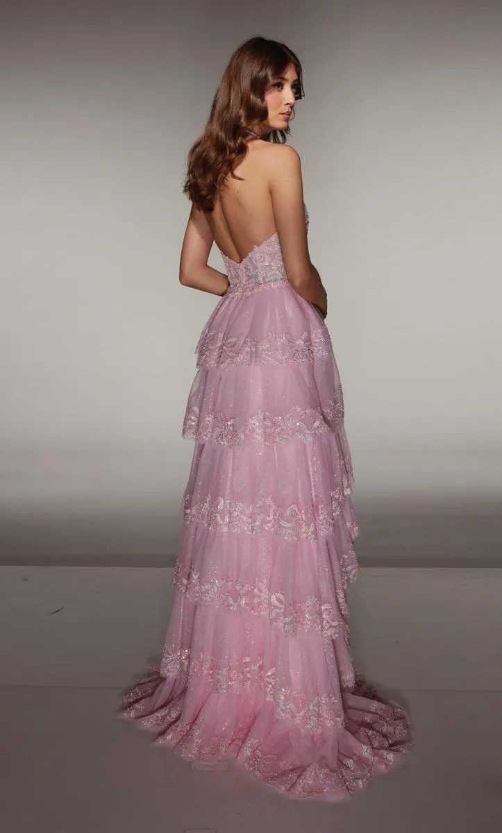 Alyce Prom Dress 62037 sold by Terry costa product image thumbnail 2
