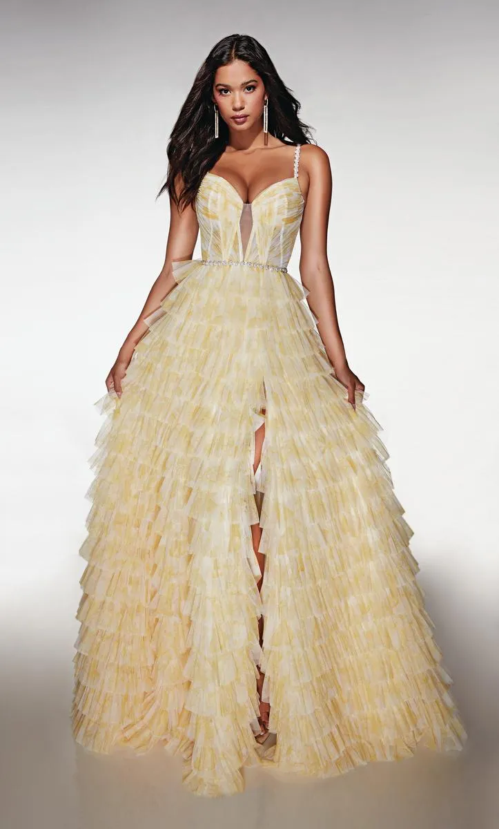 Alyce Prom Dress 62052 sold by Terry costa product image thumbnail 3