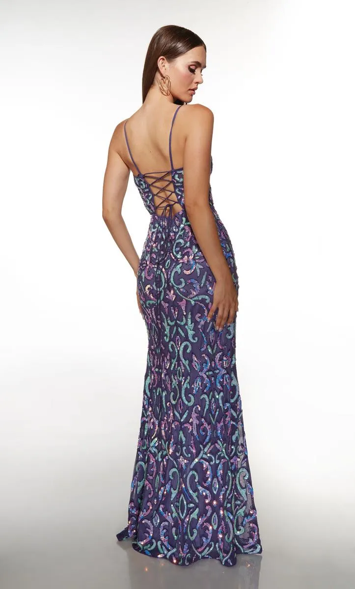 Alyce Prom Dress 62103 sold by Terry costa product image thumbnail 2