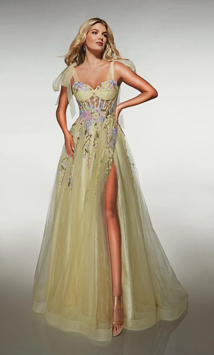 Alyce Prom Dress 62204 sold by Terry costa product image thumbnail 3
