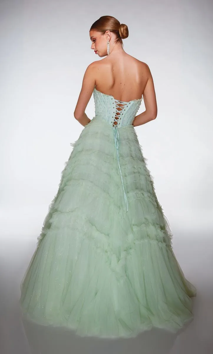ALYCE Paris Pearl Ballgown Prom Dress 62208 sold by Terry costa product image thumbnail 2