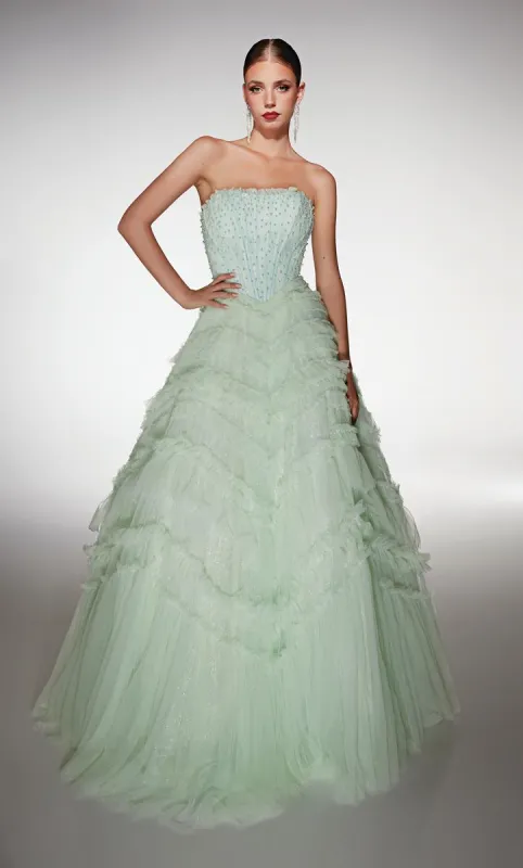 ALYCE Paris Pearl Ballgown Prom Dress 62208 sold by Terry costa