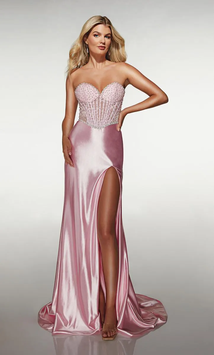 ALYCE Paris Lace Corset Fitted Prom Dress 62209 sold by Terry costa
