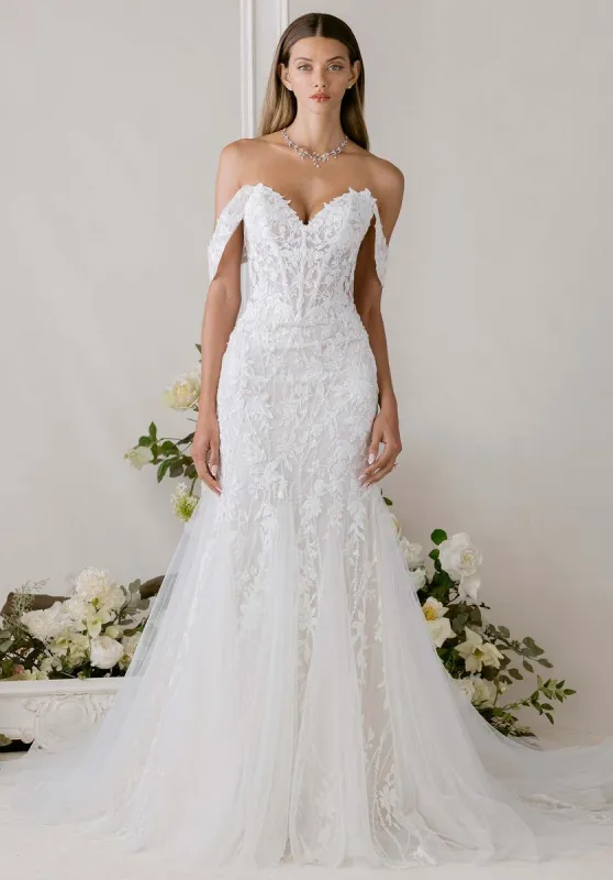 Morilee "Lysander" Mermaid Lace Bridal Gown 1010028 sold by Terry costa