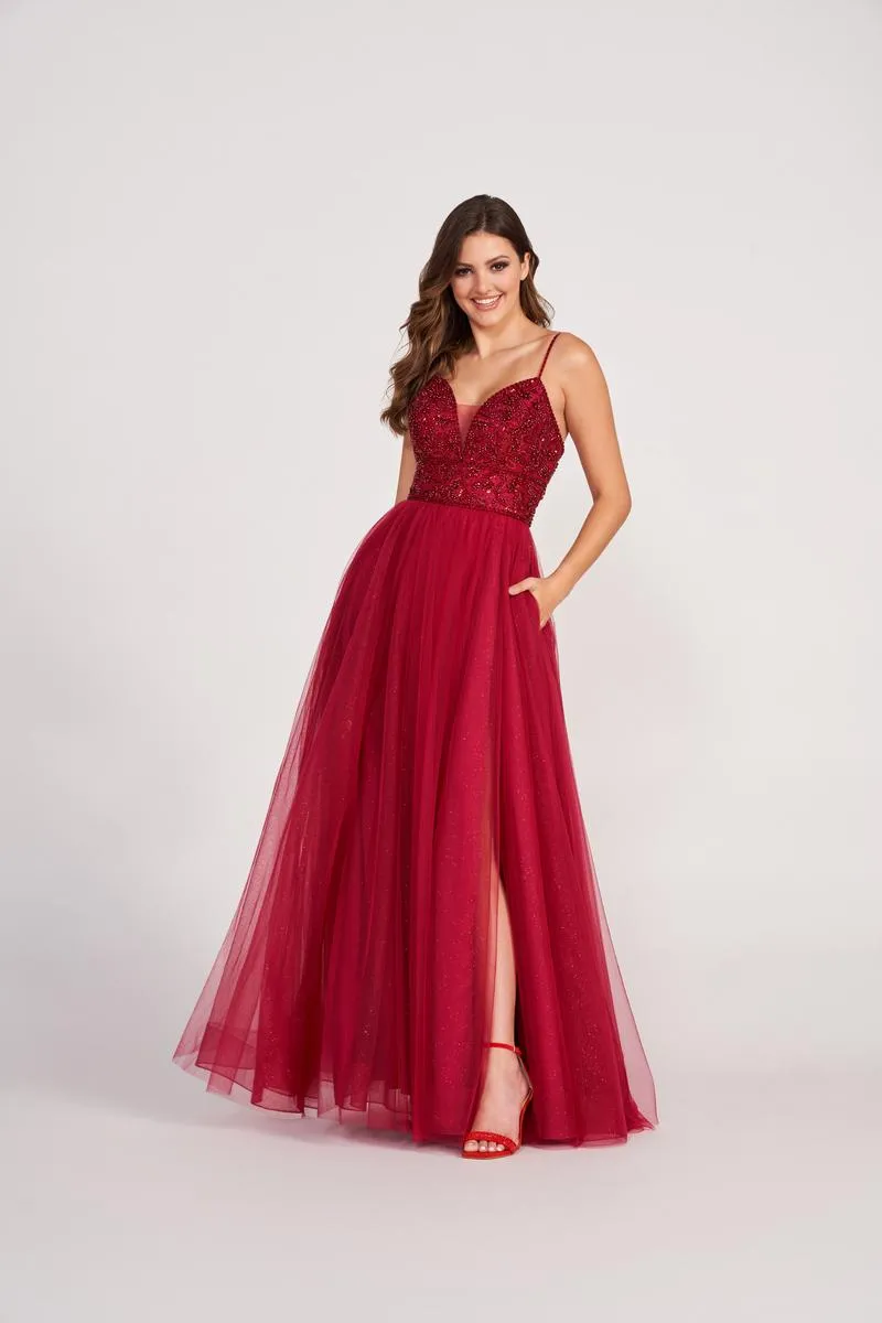 Ellie Wilde A-Line Prom Dress EW122066 sold by Terry costa product image thumbnail 5